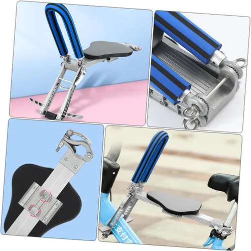 Vista 3 de Asiento de bicicleta ajustable para niños de aleación de aluminio al aire libre asiento de bicicleta de liberación rápida