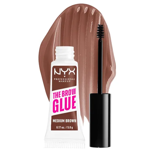 Vista 7 de NYX PROFESSIONAL MAKEUP - El pegamento para cejas, gel para cejas de fijación extrema - Transparente