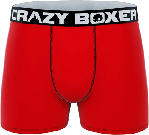 Vista 4 de CRAZYBOXER Ropa interior para hombre Angry Birds, ligera, cómoda, con cintura antideslizante (paquete de 2)