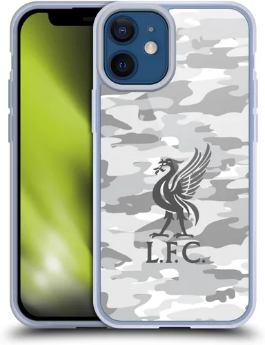 Vista 278 de Head Case Designs Funda de gel con licencia oficial del Liverpool Football Club Away Colourways Crest Camou [protección de grado militar] compatible