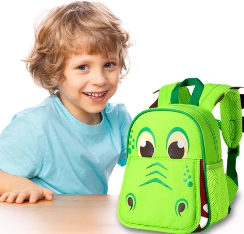 Vista 7 de gxtvo Mochila para niños pequeños, correa de seguridad de 9.5 pulgadas para niños y niñas, unicornio, mariposa, sirena, dinosaurio