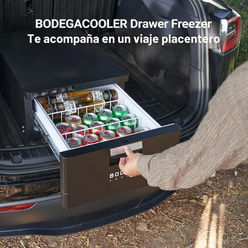 Vista 6 de BODEGA BODEGACOOLER - Refrigerador de cajón de 12 V, 33 cuartos de galón (31 L) con control de aplicación, enfriador portátil para automóvil