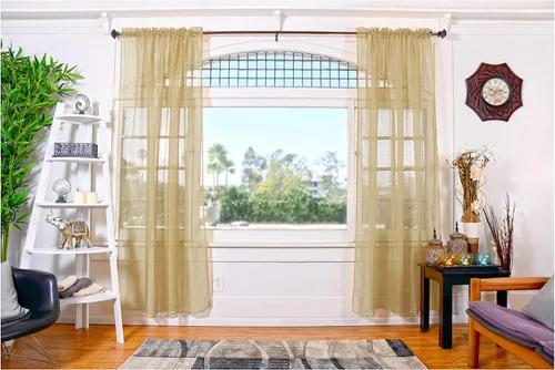 Vista 68 de All American Collection - cortinas Doli transparentes, 2 unidades Blanco