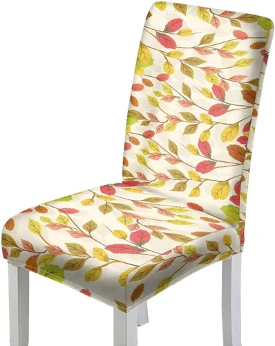 Vista 10 de HUGS IDEA Juego de 2 fundas para sillas de comedor con diseño de árbol de Navidad, jacquard, fundas protectoras para sillas Parsons de bastón