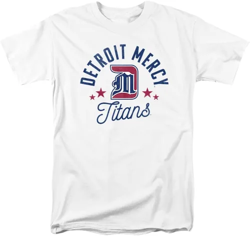 Vista 129 de Collegiate Distressed Mascot Unisex Adult T Shirt Collection 3 Universidad de Adelphi