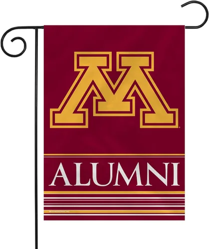 Vista 28 de Rico Industries NCAA Alumni - Bandera de jardín de doble cara de 13 x 18 pulgadas
