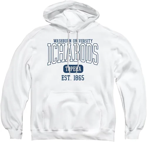 Vista 428 de LOGOVISION Colección de sudaderas con capucha unisex con diseño oficial de Collegiate Est. Date para hombres y mujeres