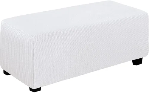 Vista 20 de Easy-Going Funda Elástica para Otomana Taburete de Almacenamiento Plegable Protector de Muebles Funda Rectangular Suave con Parte Inferior Elástica
