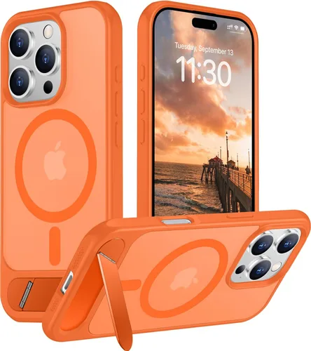 Vista 93 de Funda para iPhone 11 con compatibilidad magnética, [Soporte invisible incorporado][Compatible con MagSafe]