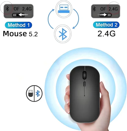 Vista 6 de Funda de teclado desmontable con mouse para Samsung Galaxy Tab S6 Lite de 10.4 pulgadas 2020/2022/2024, funda magnética de teclado
