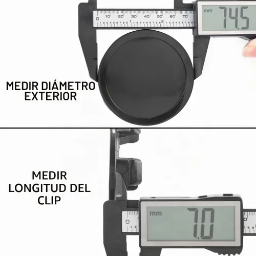 Vista 4 de RTRHINOTUNING 4 unidades de tapas centrales de rueda de 75 mm Compatibles con llanta OZ Racing Superforgiata S2000 ap2v2 #M608 M242 81310409 Negro