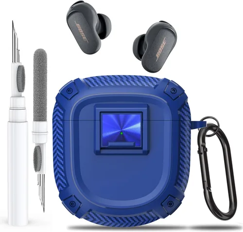 Vista 9 de Olytop Funda para auriculares Bose QuietComfort Ultra (2ª generación 2025)/Ultra 2023/II 2022 con clip de bloqueo y kit de limpiador, resistente a