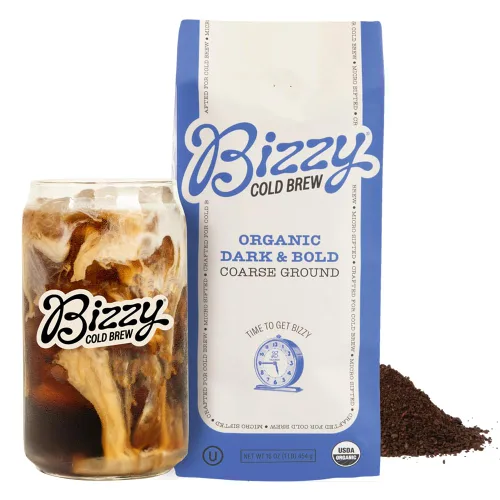 Vista 8 de Bizzy Café de Filtro Orgánico Mezcla para el Desayuno Café Molido Grueso Tostado Medio-Claro Micro Filtrado Grado Especialidad 100%