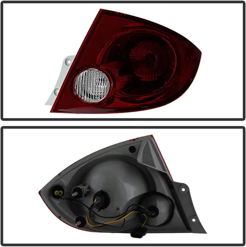 Vista 2 de ACANII - Faros traseros rojos para neblina para Chevy Cobalt 4 puertas sedán 2005-2010, lámparas de freno de reemplazo para el lado del conductor