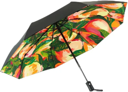 Vista 15 de Paraguas de viaje resistente al viento, automático, ligero, irrompible, de gran eficiencia, de SY Compact Gris