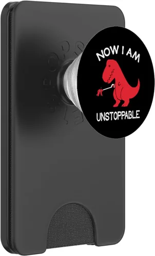Vista 8 de Now I'm Unstoppable – Funny Pop Socket TRex – PopSockets Grip y soporte para teléfonos y tabletas