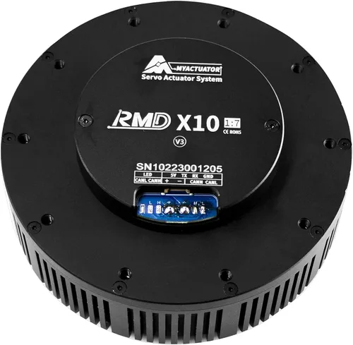 Vista 2 de MyActuator Sistema de servo actuador RMD-X10-P7-40-C-N Motor servo CC sin escobillas Codificador dual con controlador MCX500 de alto par para robot