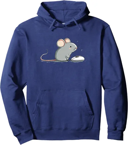 Vista 12 de Funny Pet Mouse with Gaming Mouse for PC Lovers Pullover Hoodie