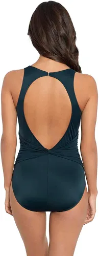 Vista 3 de MagicSuit Traje de baño de una pieza con control de abdomen para mujer