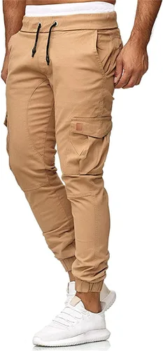 Vista 2 de Pantalones deportivos de entrenamiento para hombre, pantalones deportivos para correr, gimnasio, correr, estilo callejero, pantalones