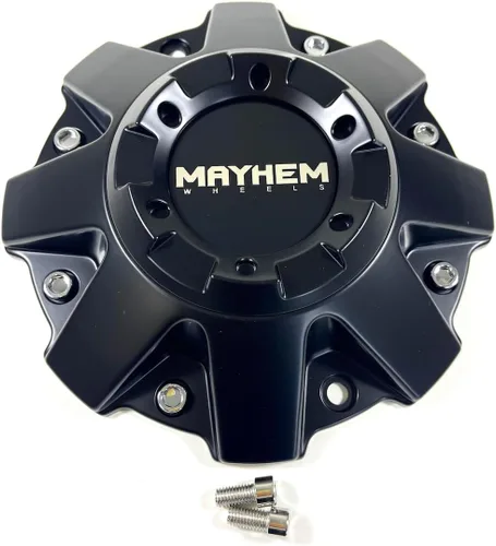 Vista 2 de Mayhem Wheels C108010C01 C806803-2CAP 806804CB7 C108010MB01 Tapa central negra mate