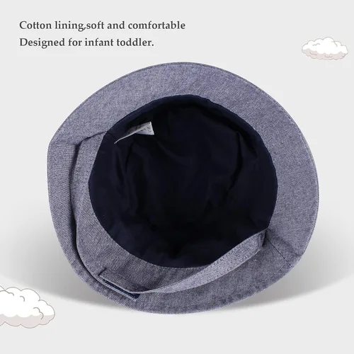 Vista 4 de Sombrero de sol para niños de 0 a 4 años con protección solar