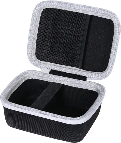 Vista 2 de co2CREA Carcasa rígida compatible con Bushnell Golf Wingman Mini GPS Speaker (negro/plateado)