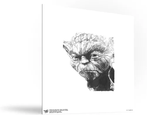 Vista 3 de Trends International Gallery Pops Star Wars: Saga - Paquete de arte de pared de bocetos Jedi Master (3 unidades)