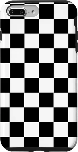 Vista 12 de Checked Chessboard Black Case for iPhone 17