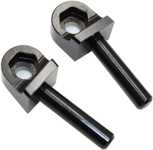 Vista 5 de Easygo Par de tornillos fijos para parabrisas de motocicleta BMW R1200GS ADV 2004-2012 (negro)