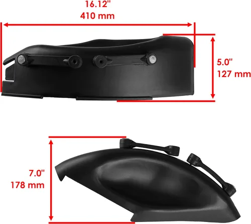 Vista 2 de Caltric GY00115 - Tapón para cubierta de mantillo de 42 pulgadas, compatible con John Deere