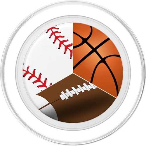 Vista 2 de PopSockets MagSafe PopGrip con temática de deportes para iPhone