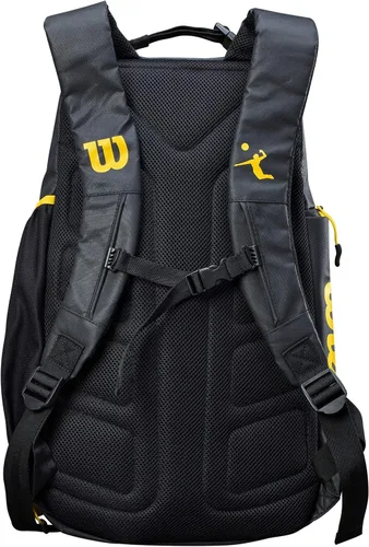 Vista 2 de Wilson Bolsas (bolsa de lona/mochila), Negro/Amarillo, Mochila