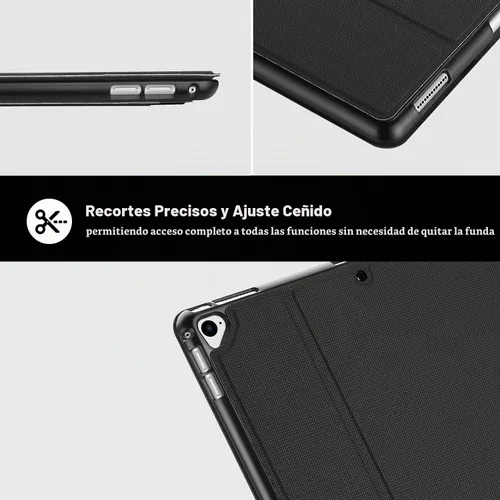 Vista 8 de ProCase Funda para iPad Pro 12.9 2017/2015 (modelo antiguo, 2ª y 1ª generación), color negro Slim Stand Protective Folio Case Smart Cover for iPad