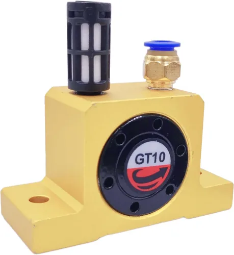 Vista 11 de Vibrador neumático de la turbina de aire GT8 G 1/8" serie de oro de los vibradores neumáticos industriales GT-8 de la turbina