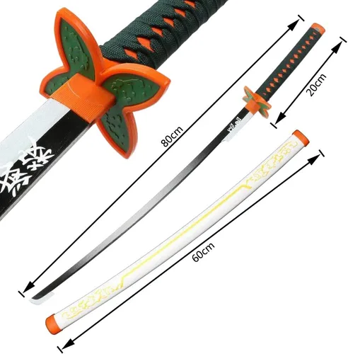 Vista 4 de Full Set Halloween Womens Cosplay Costume For Kochou Shinobu Party Role Costume Kimono Outfit WShoes Wig Sword