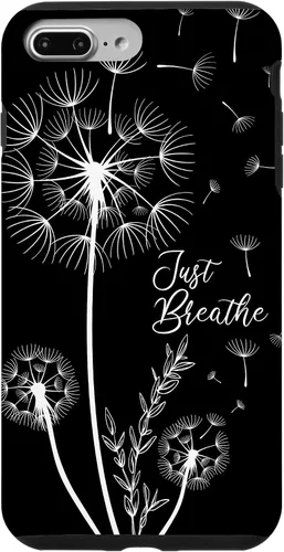 Vista 12 de Lindo diseño de tatuaje de diente de león flechas respiración patrón caso para iPhone 17