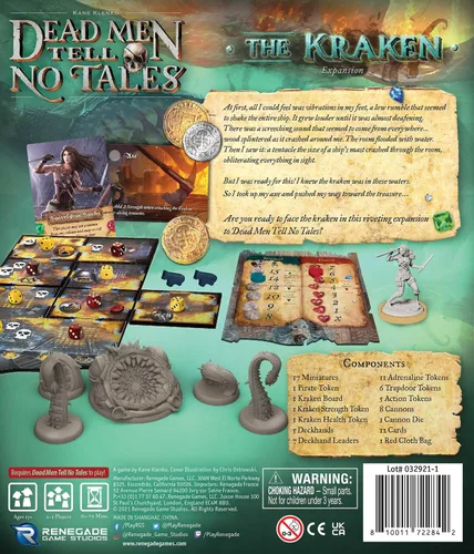 Vista 2 de Renegade Games Studios Los hombres muertos no cuentan cuentos: la expansión Kraken