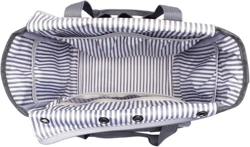 Vista 4 de LUXJA - Bolsa de almacenamiento para hilo de tejer, color gris