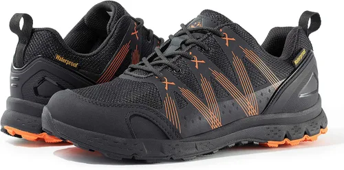 Vista 2 de Wantdo Zapatos de senderismo impermeables para hombre, botas de senderismo ligeras