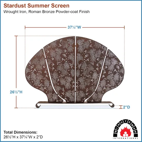 Vista 2 de Minuteman International SSB-03 Stardust Summer Screen, Gris