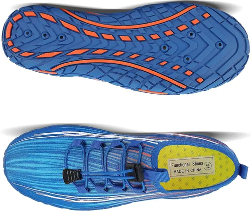 Vista 6 de TIAMOU - Zapatos de agua para hombre y mujer secado rápido y agradables para natación buceo surf calcetines acuáticos para natación senderismo