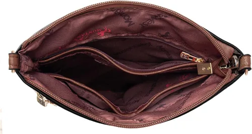 Vista 76 de Montana West Bolsos cruzados para mujer con múltiples bolsillos y correa ajustable