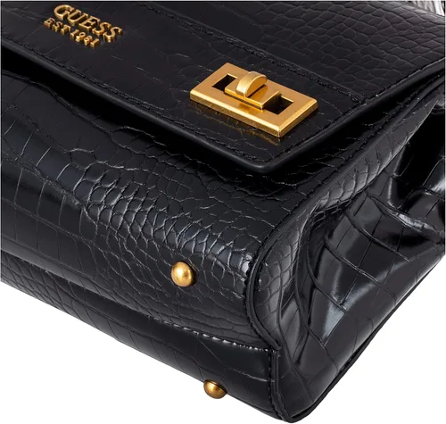 Vista 4 de GUESS Bolso de hombro con solapa de cocodrilo Katey