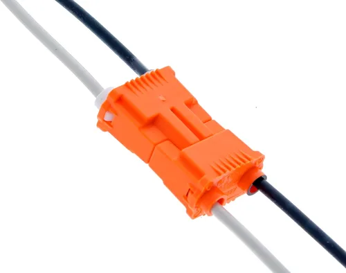 Vista 5 de Ideal Electrical 30-352J - Enchufe de alimentación de desconexión para luminarias, 2 cables, naranja, (paquete de 150)