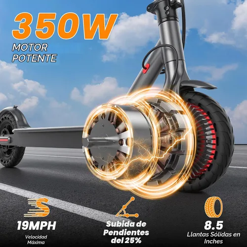 Vista 2 de Aovowheel Scooter eléctrico para adultos, plegable E Scooter Conmuting