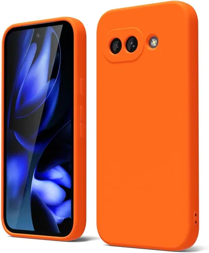 Vista 20 de oakxco para Google Pixel 6A Funda de teléfono de silicona líquida, diseño estético lindo y delgado para mujer y niña, cubierta de gel suave, lisa