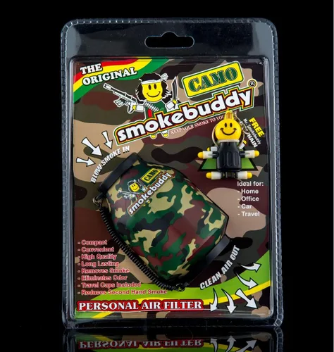 Vista 2 de smokebuddy Filtro de aire personal de camuflaje, original