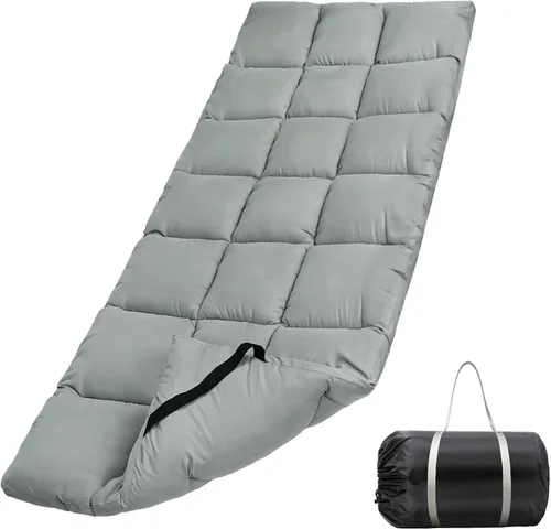 Vista 7 de Tuphen Protector de colchón de cuna para camping, cubrecolchón de cuna, colchón de campamento, almohadilla para dormir de 75 x 30 pulgadas