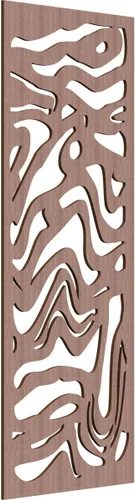 Vista 93 de 9 3/8"W x 24 3/8"H x 1/4"T Northfield Decorativos Paneles de Pared de Madera Calado, Abedul